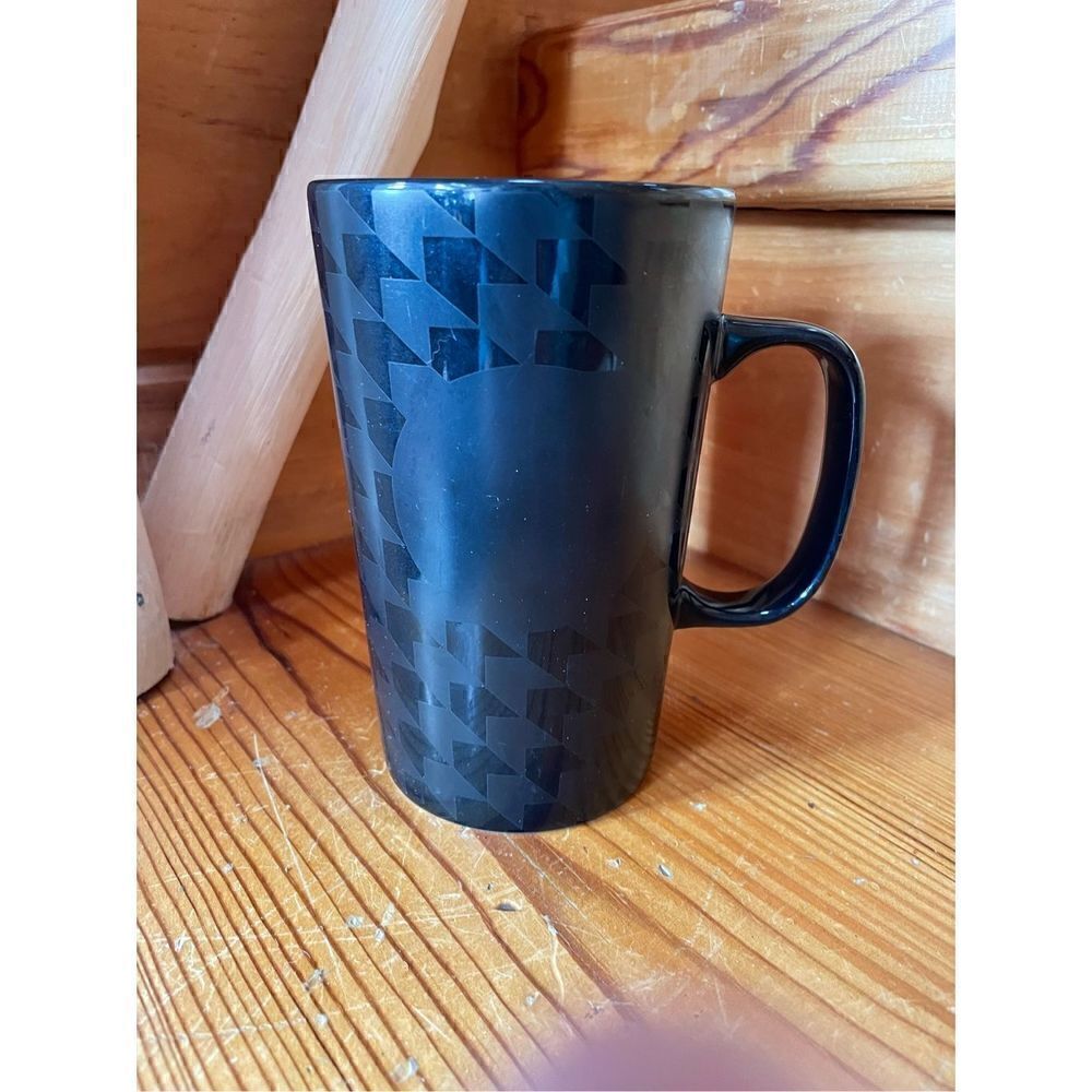 Starbucks Black 16 oz Coffee Mug Retired